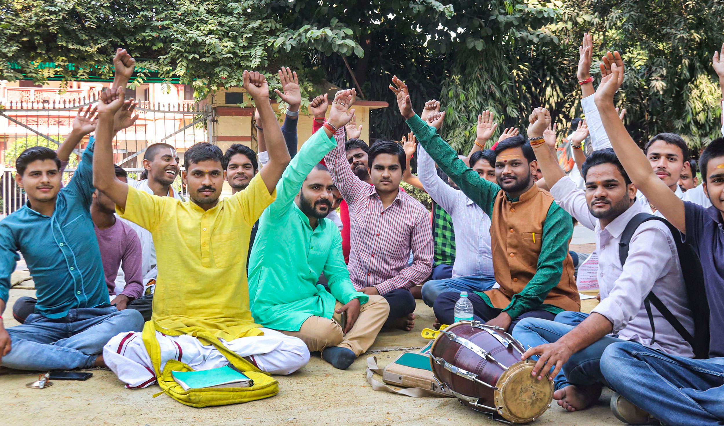 Feroze Khan’s November 8 appointment as assistant professor to the university’s department of Sanskrit Vidya Dharma Vigyan Sankay, whose curriculum includes Hindu religious texts, had triggered a two-week dharna by a dozen students.
