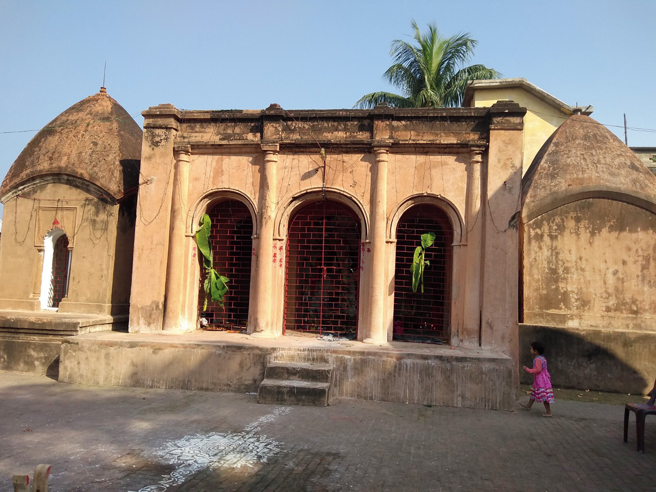 The Durga temple of the Bhattacharya family at Nanoor.