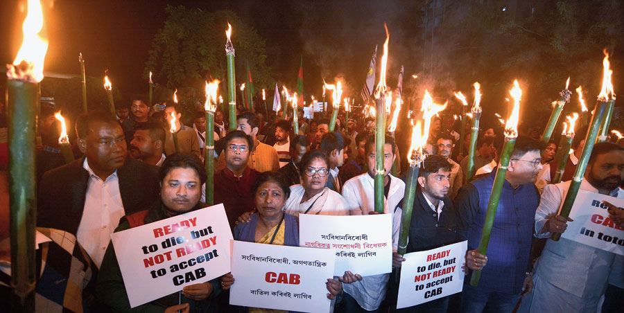 People at the demonstration organised by United Against Hate in New Delhi on Saturday