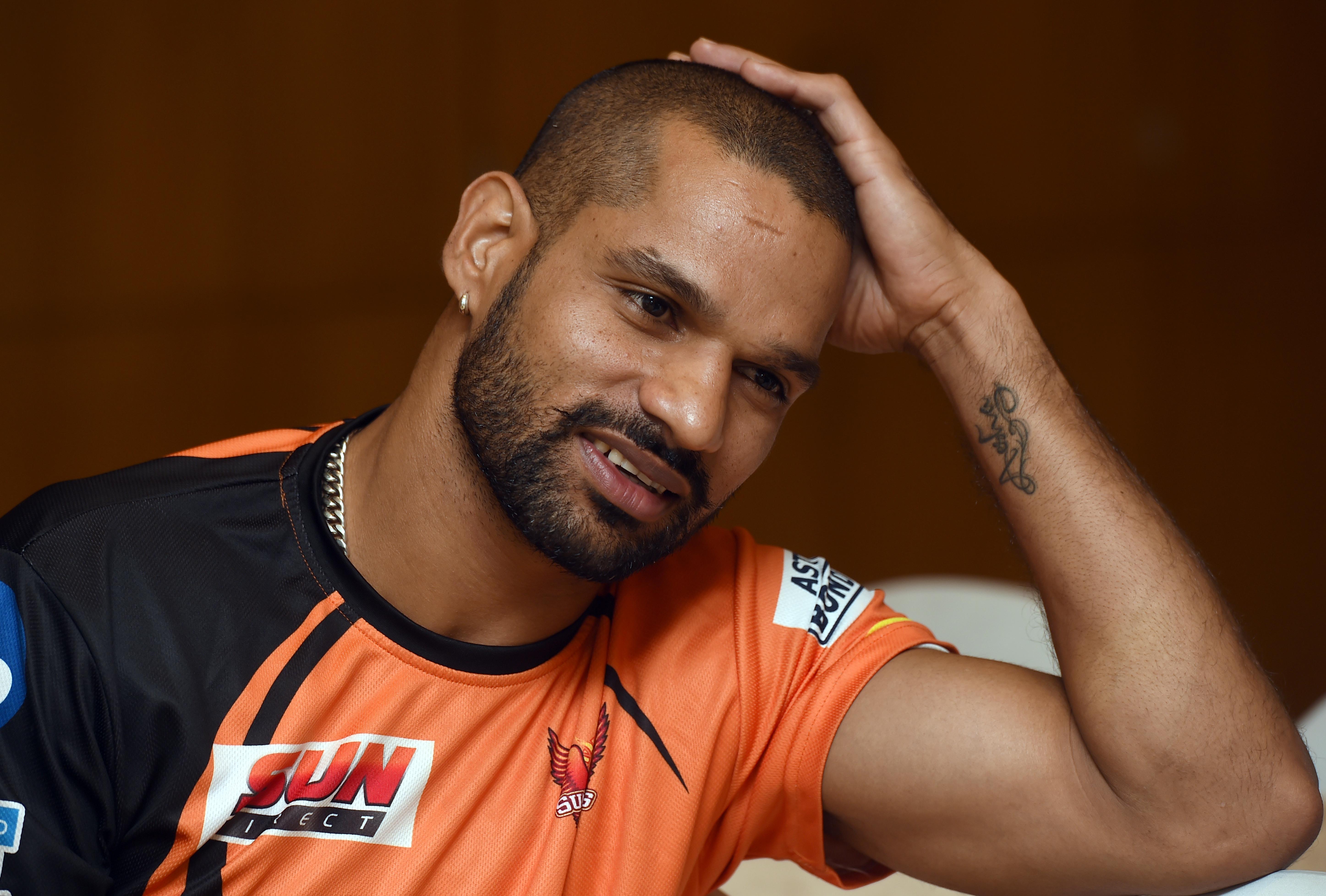 Shikhar Dhawan With Hair