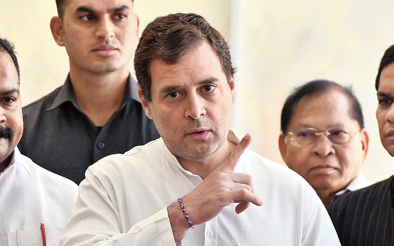 Rahul Gandhi, who led the Congress in proclaiming that this was not the time for partisan warfare, erupted in frustration as the government declared it would use the surplus stocks of rice to make ethanol for sanitisers. 
