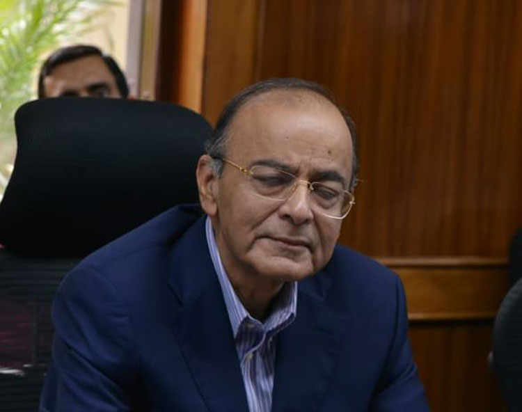 Finance minister Arun Jaitley during the post-budget address to the RBI board on Monday