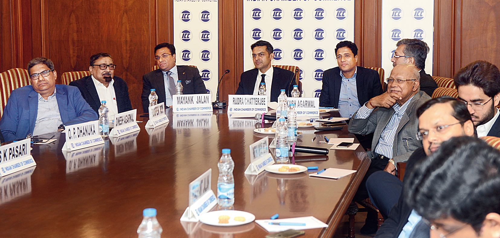 Industrialists at a budget discussion organised by the Indian Chamber of Commerce in Calcutta on Friday.