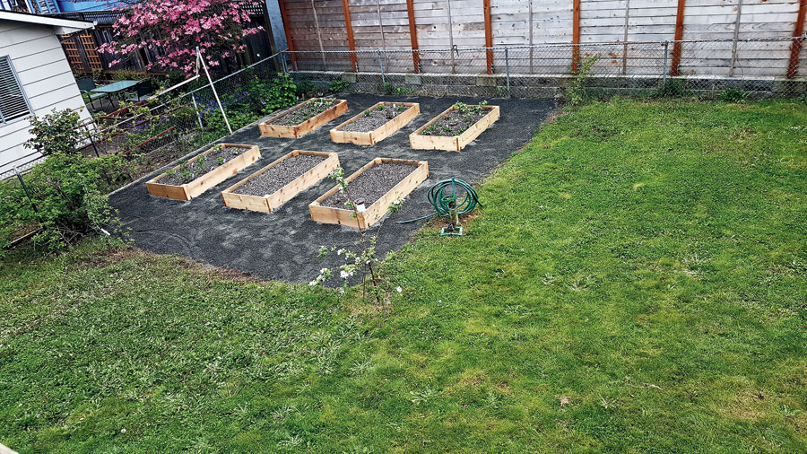 Their garden at Portland in United States.