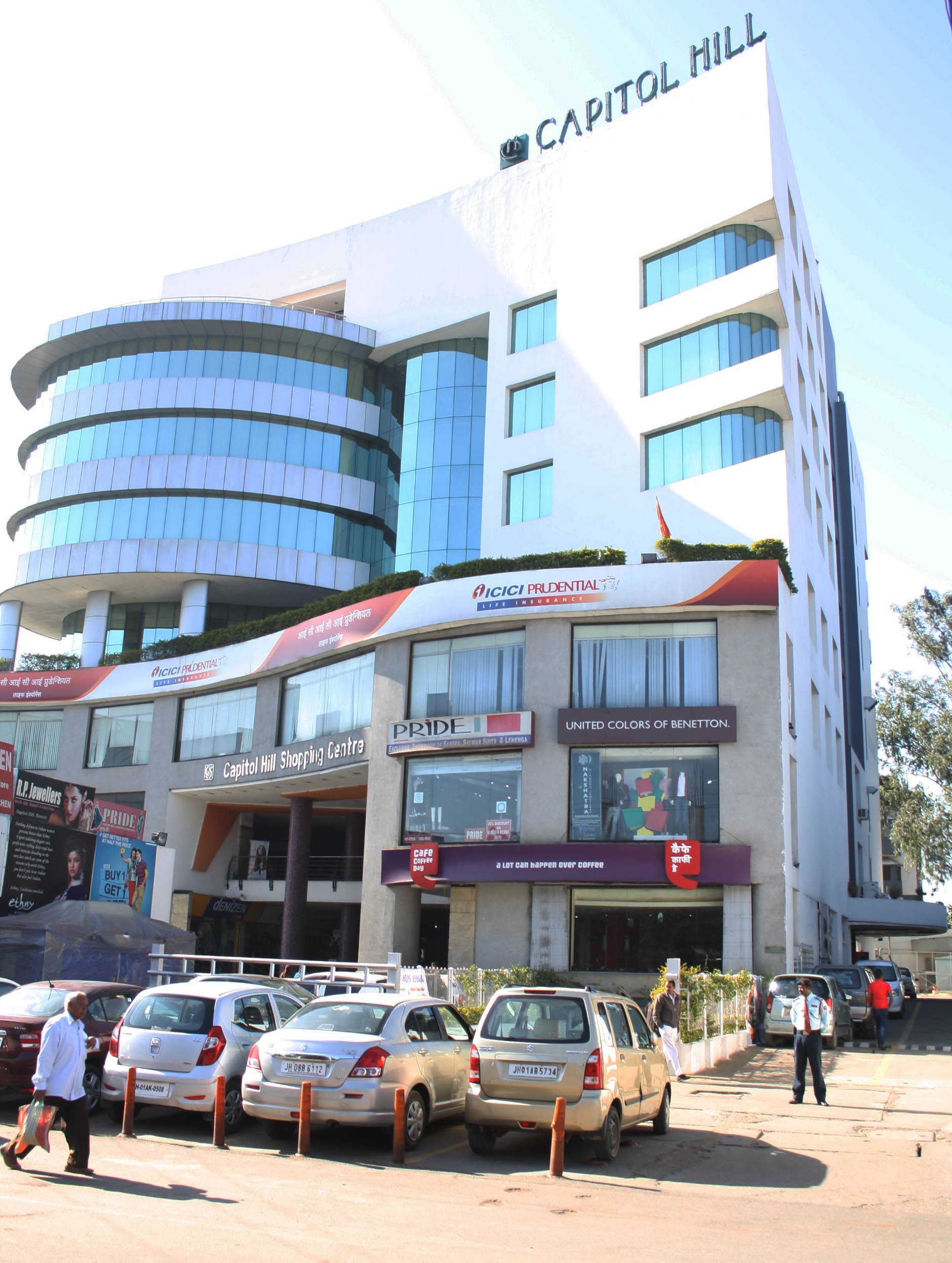 Hotel Capitol Hill on Main Road in Ranchi.