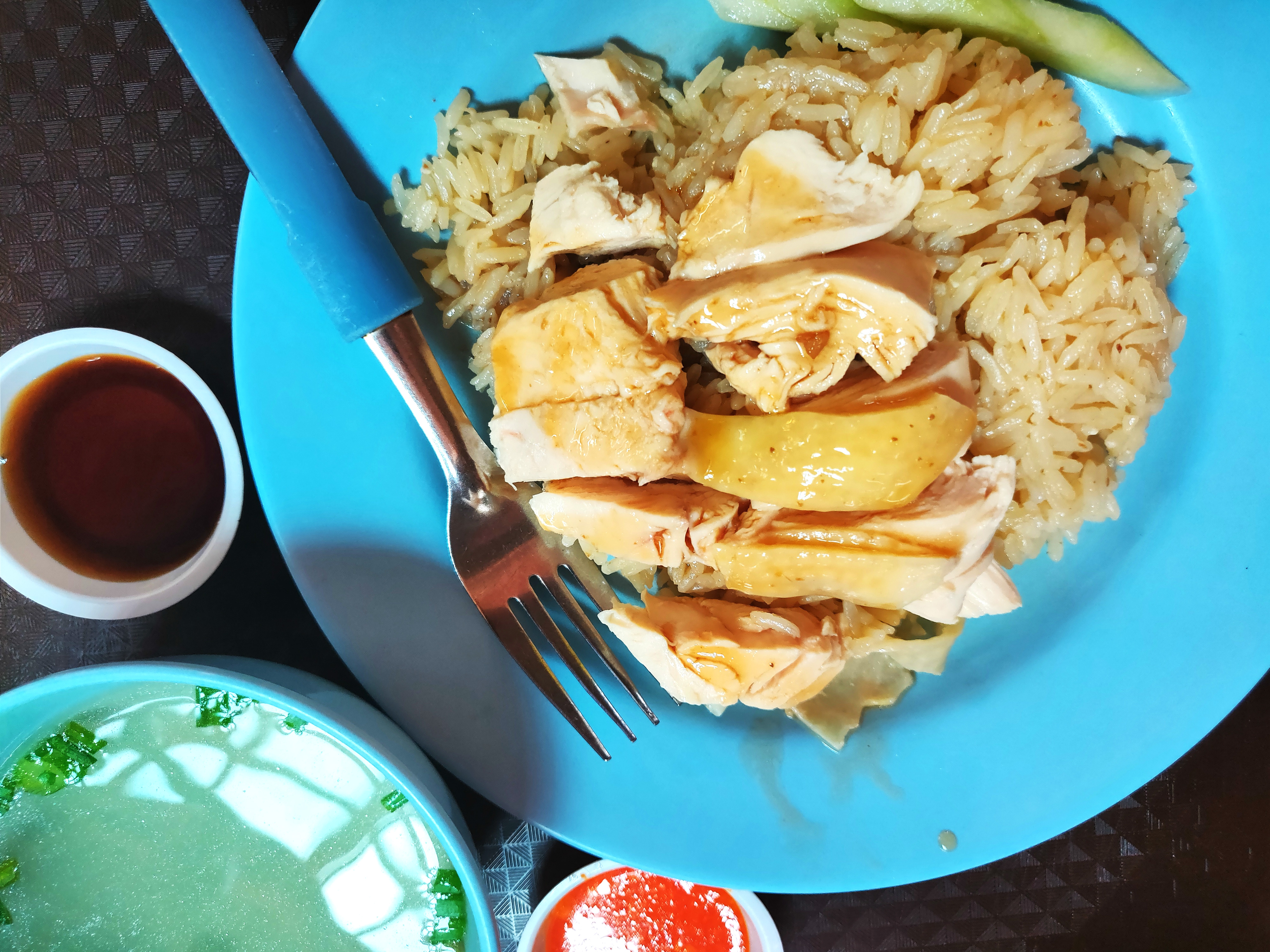 One of the top-selling dishes is the Tian Hainanese Chicken Rice. The late Anthony Bourdain wanted to take it back home to New York