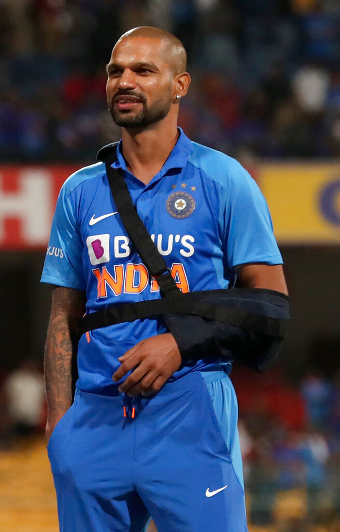 dhawan jersey number