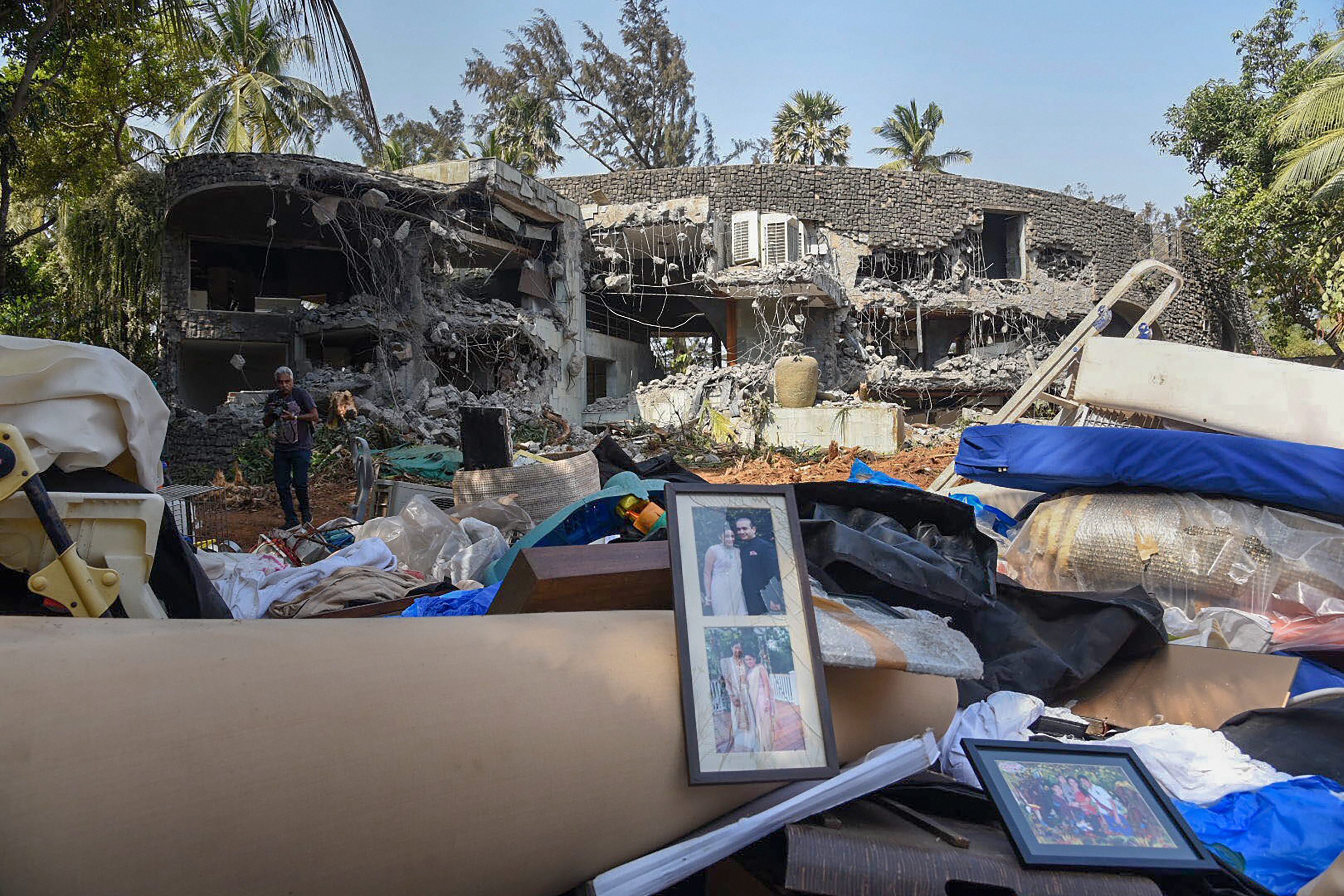 Nirav Modi's seaside bungalow in Alibaug demolished using explosives