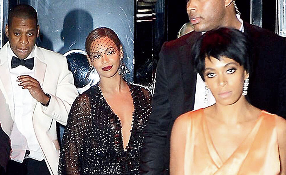 2014: The ‘elevator video’ with Jay Z, Beyonce and Solange shows the world that something is wrong in Queen Bey’s world.
