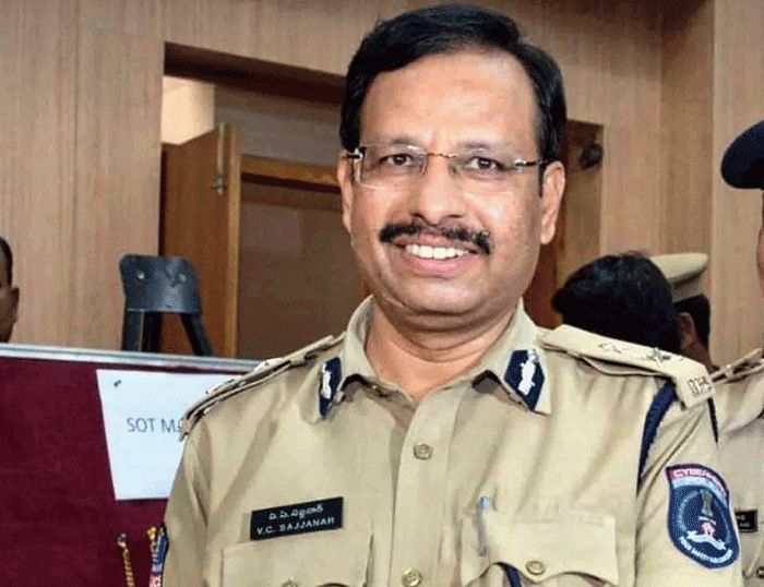 Cyberabad police commissioner Vishwanath C. Sajjanar