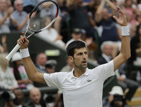 Novak Djokovic tops Rafael Nadal to reach 5th Wimbledon final ...