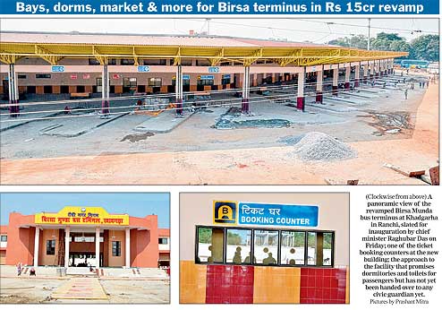 Grand launch for bus depot - Telegraph India