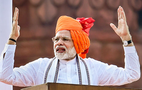 Modi announces launch of Ayushman Bharat Healthcare scheme that aims to  cover more than 10cr rural families - Telegraph India