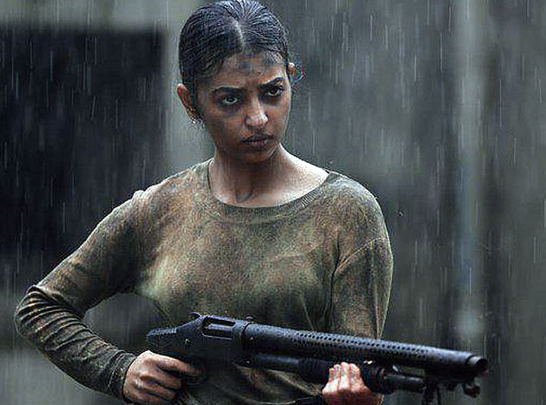 Radhika Apte plays an interrogator at a detention centre set in dystopian times.