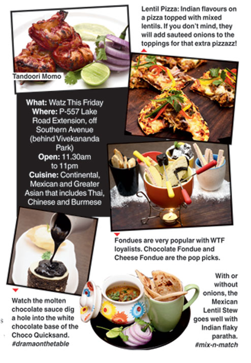 Veg alert: Menu makeover at Watz this Friday - Telegraph India