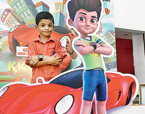 Tots have a fun day with toon heroes - Telegraph India