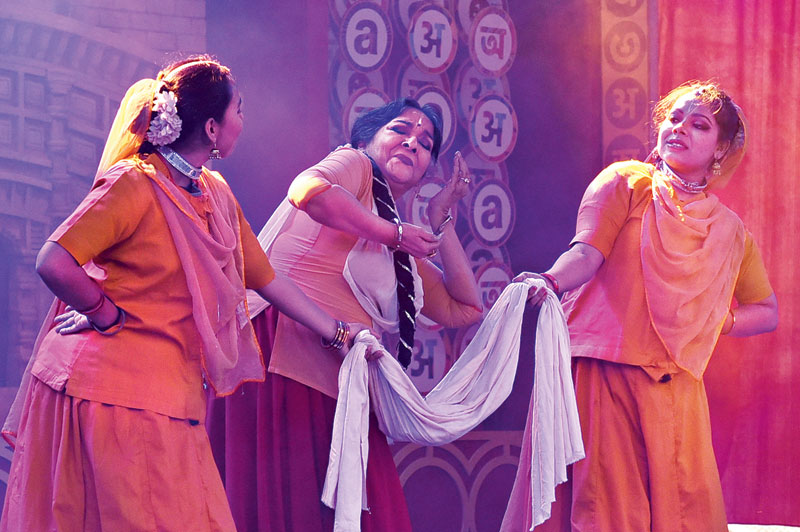 Amritasya Putra presented by the Mamata Shankar Dance Company portrayed the stages of life through a graceful performance.