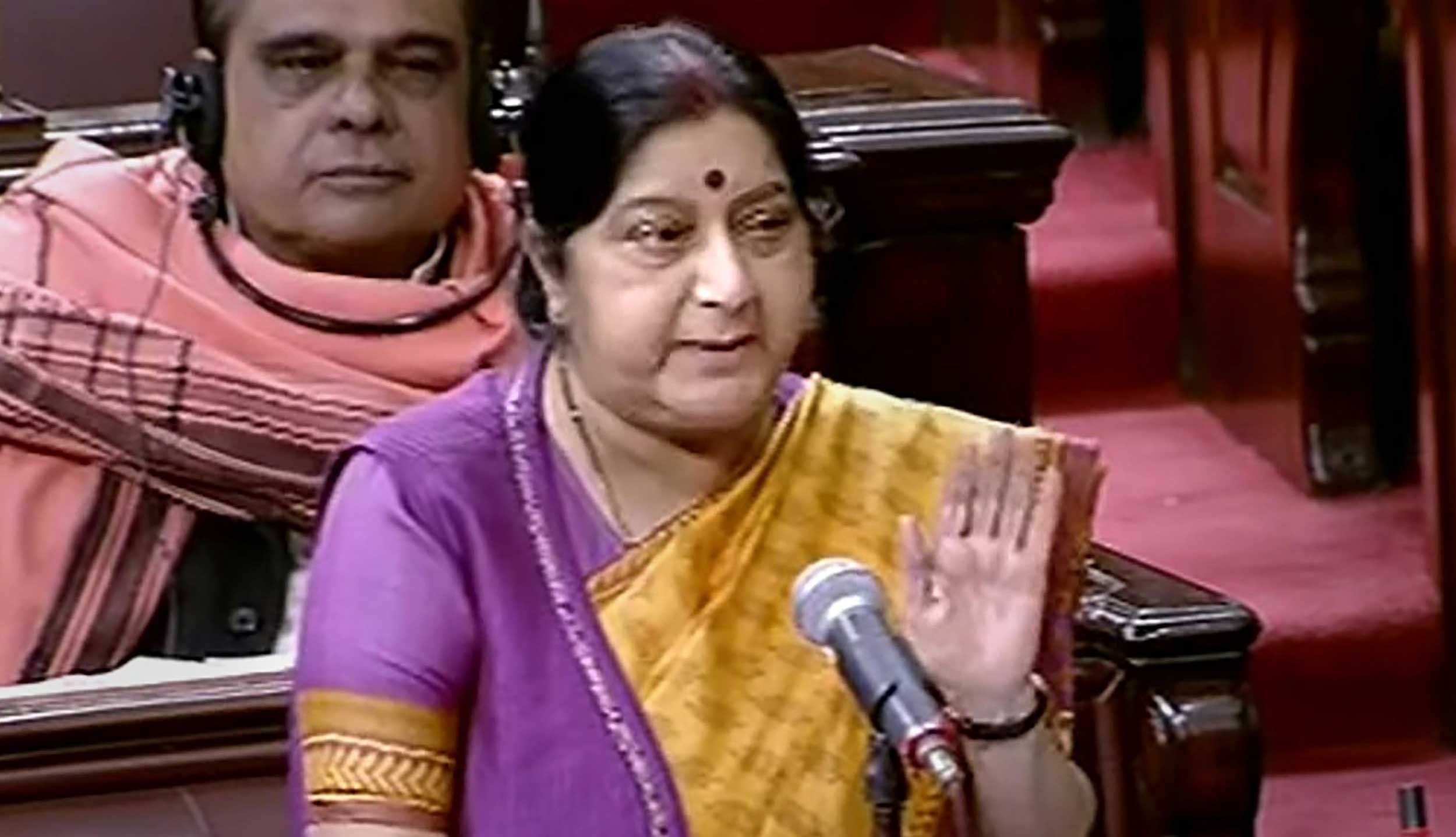 Sushma Swaraj's Power To Read French 'happiness' - Telegraph India