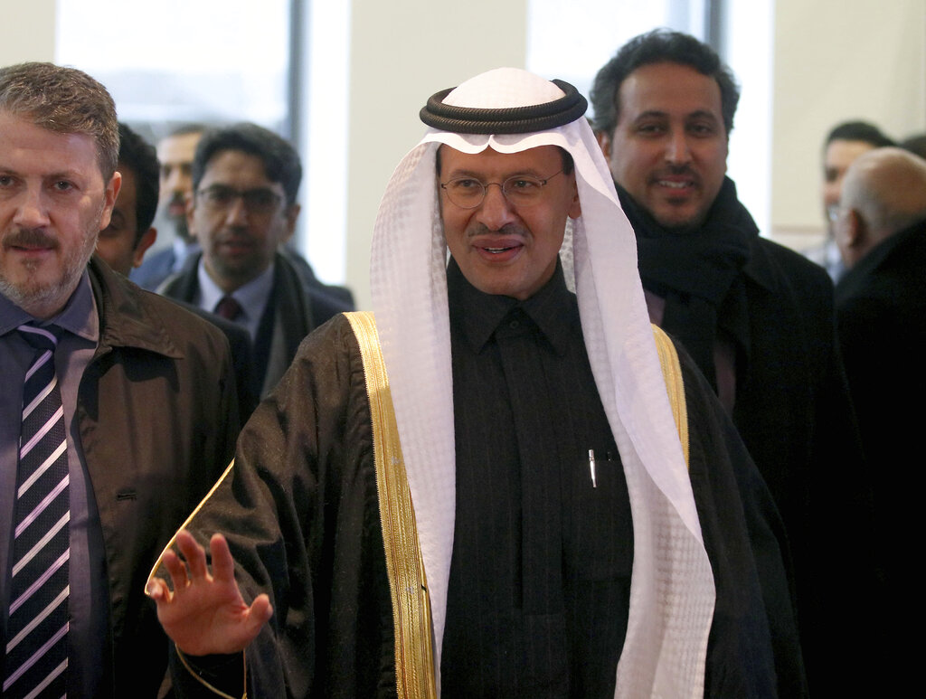 Prince Abdulaziz bin Salman in Vienna on Thursday
