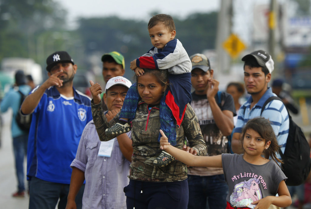 'We are not killers,’ migrant caravan tells Donald Trump