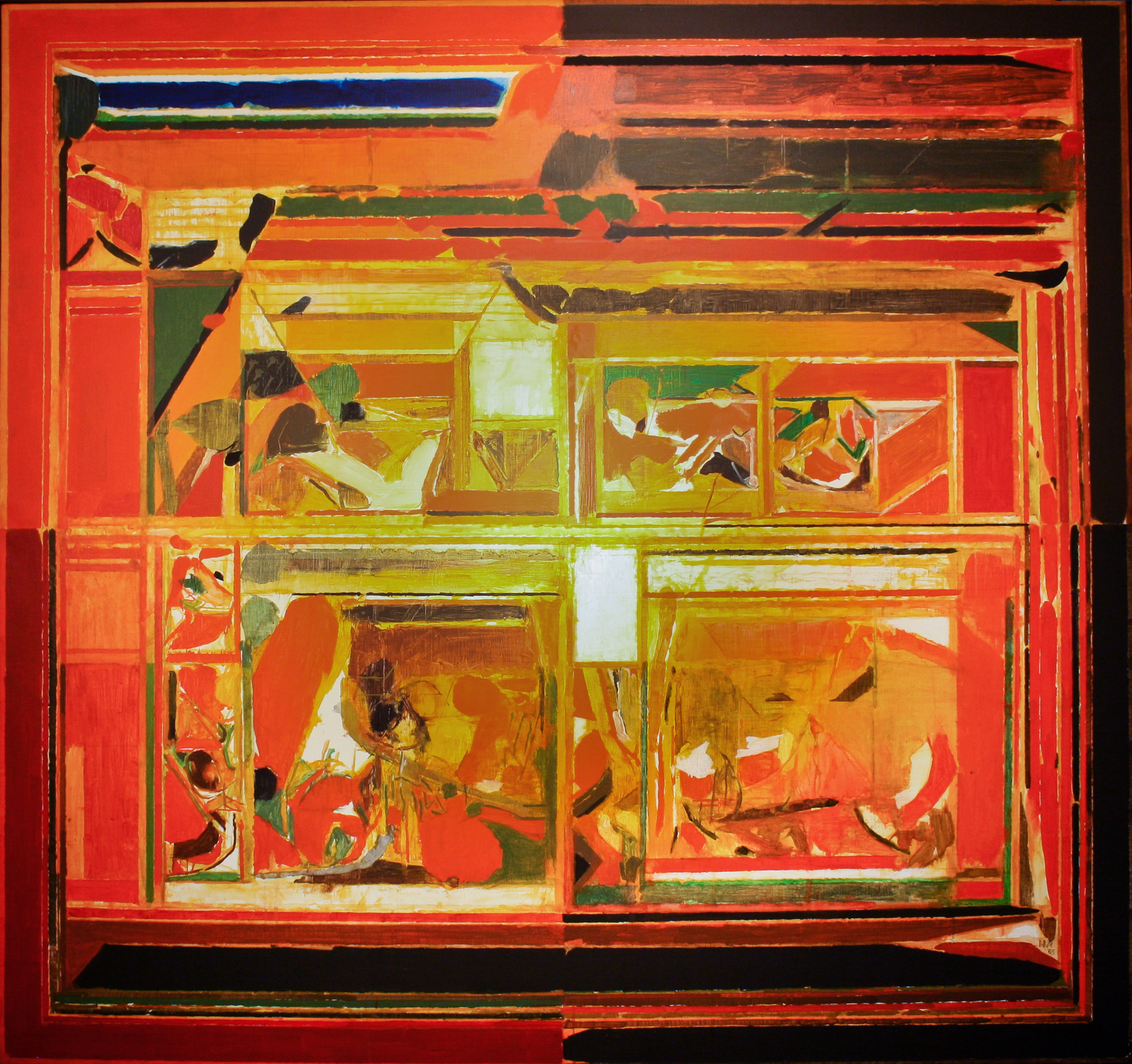 Rajasthan, 1983, oil on canvas
