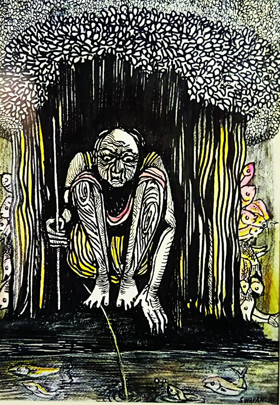 Swapan Kumar Mondal's Fishing in the last phase