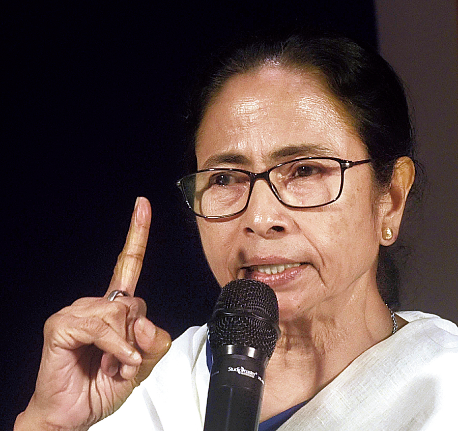 Mamata Banerjee in Calcutta.