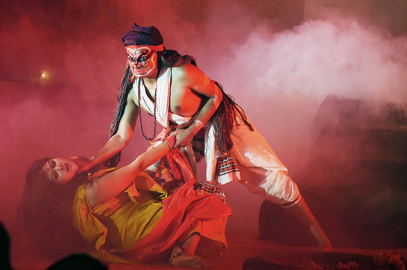 “The production foregrounds this one point in the plot where Draupadi rejects cloth and she wants to wear shame. 