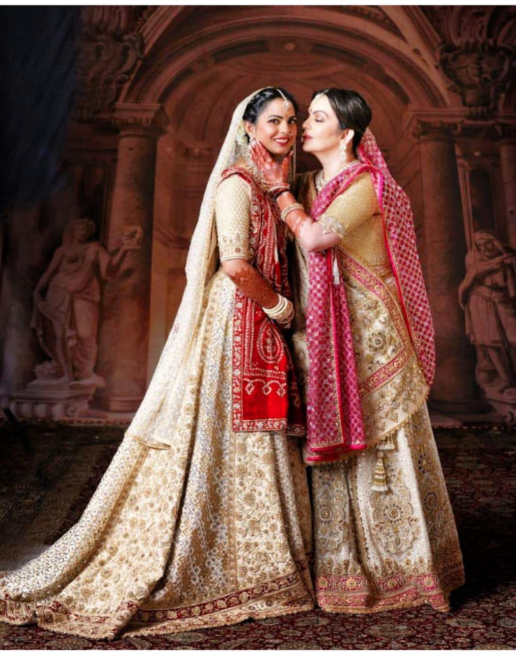 Isha Ambani, Priyanka Chopra and Deepika Padukone: 3 brides dressed by Sandeep Khosla and Abu Jani