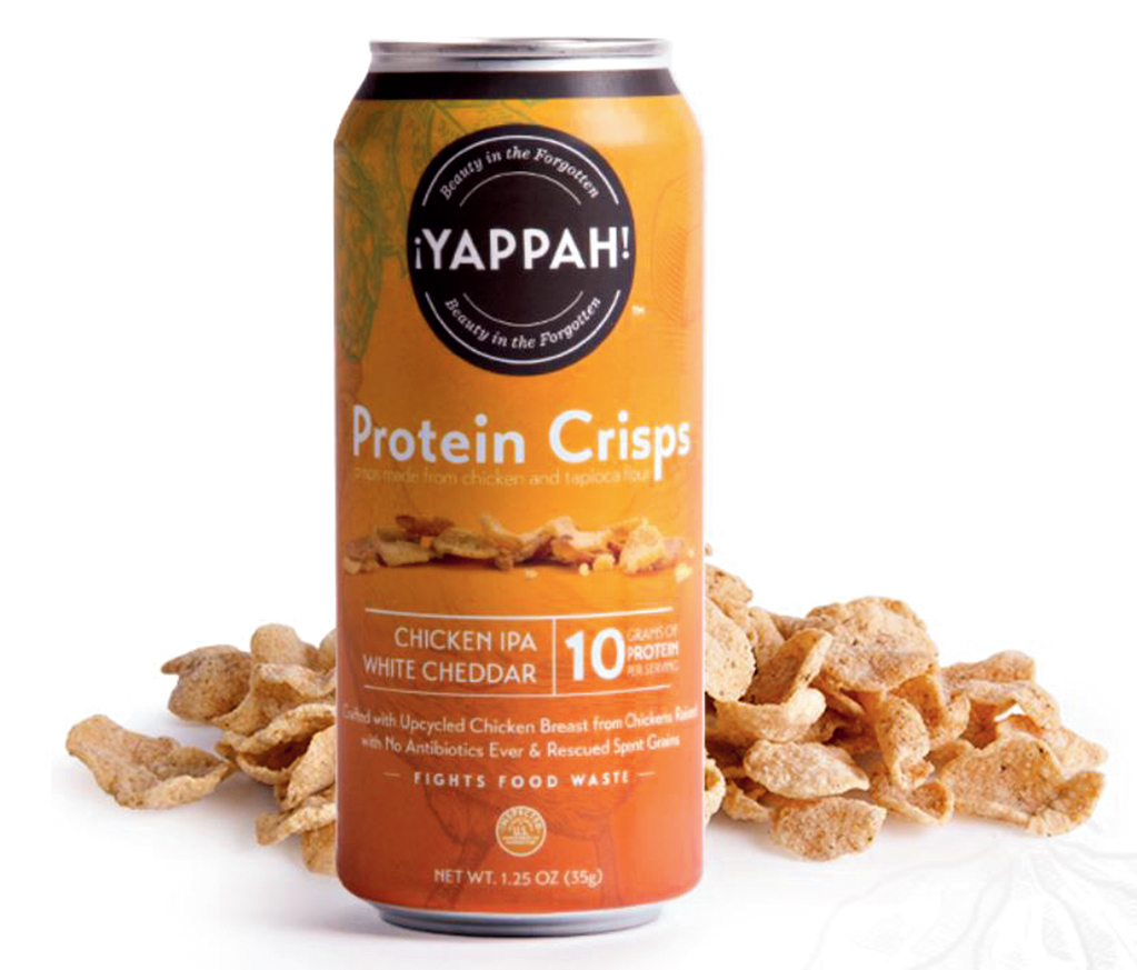A can of ¡Yappah! crisps