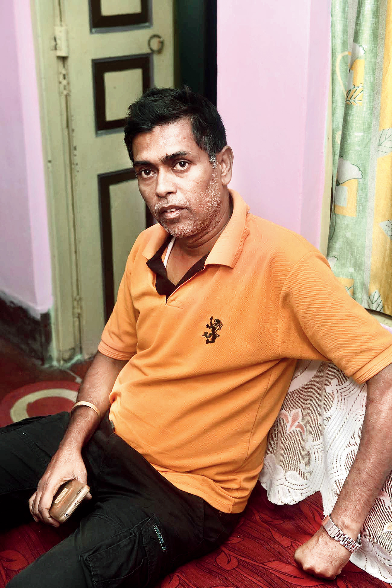 Partha Sen, a neighbour of the Chatterjees who got injured while trying to shield Sandip