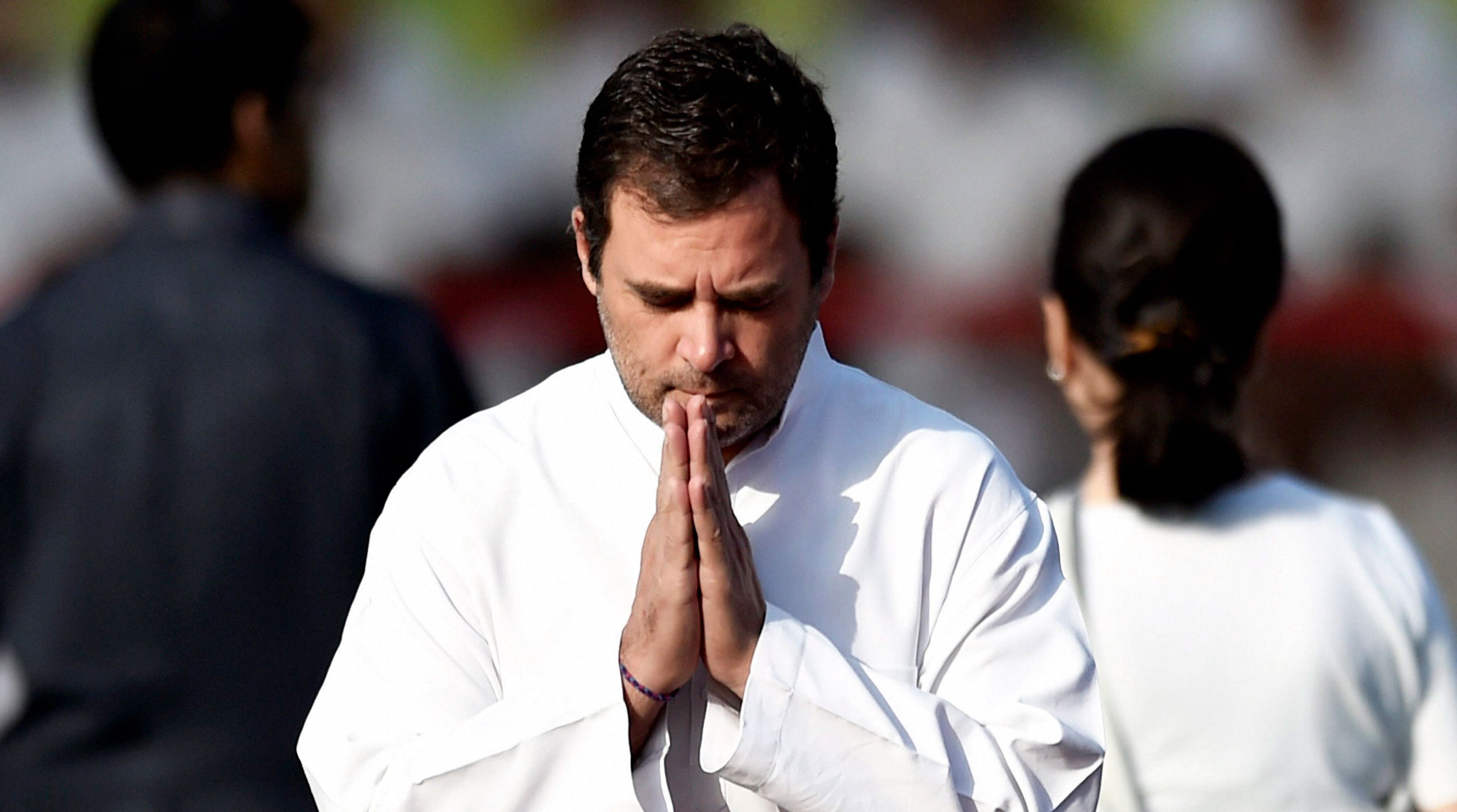 Rahul Gandhi pays tribute to Jawaharlal Nehru on his 55th death anniversary, at Shanti Vana in New Delhi on May 27, 2019. The Congress gained its ground from the national movement, with the majority of its supporters rooting for the charismatic leadership of Jawaharlal Nehru and Indira Gandhi