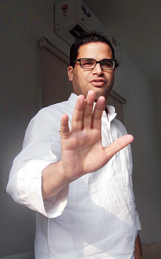 Political consultant Prashant Kishor in Patna