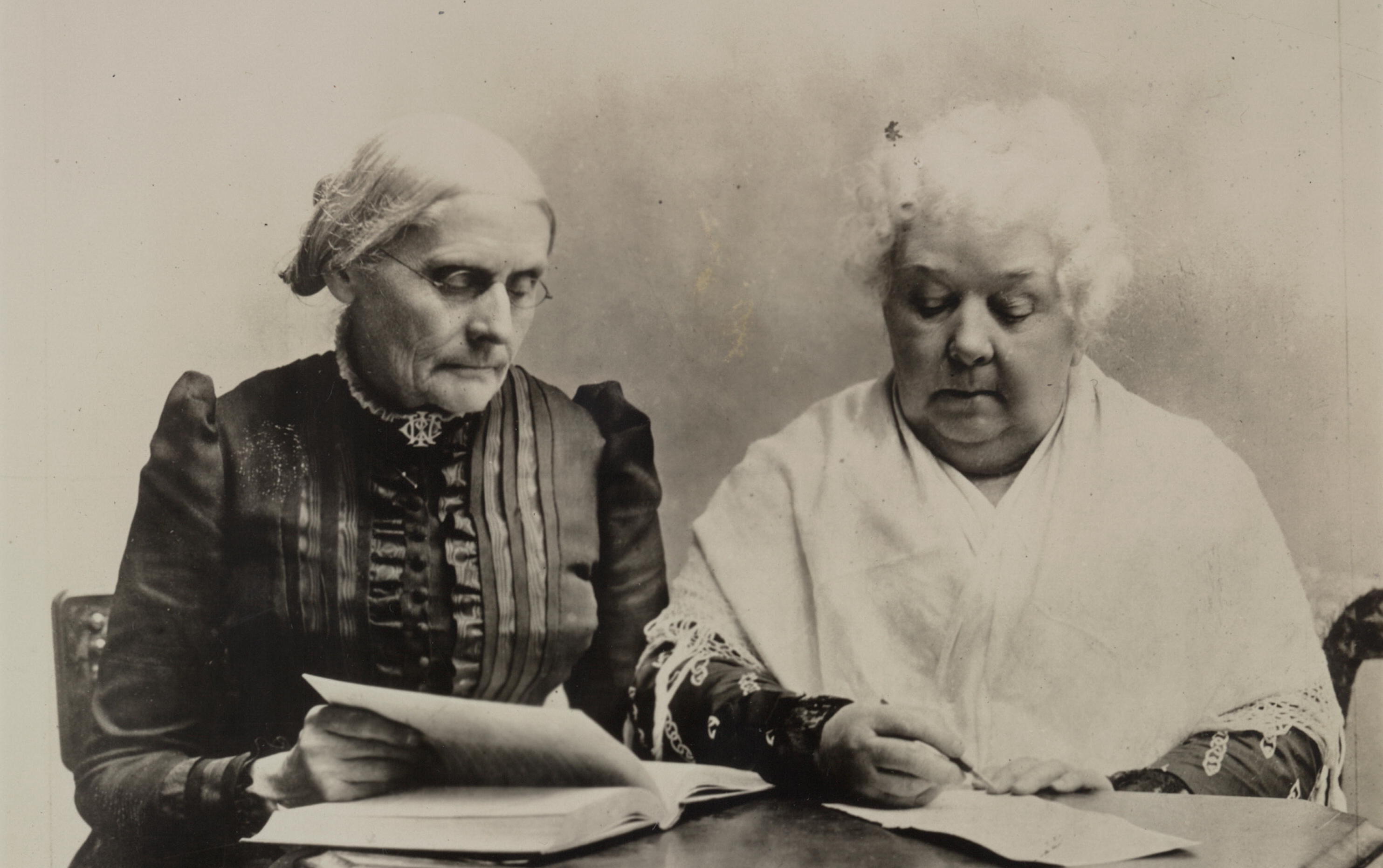 Susan B. Anthony (left) and Elizabeth Cady Stanton in 1891