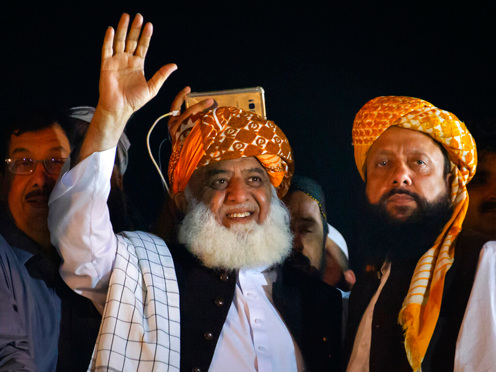 Maulana Fazlur Rehman, chief of the Jamiat Ulema-e-Islam-Fazl, is back in the political spotlight