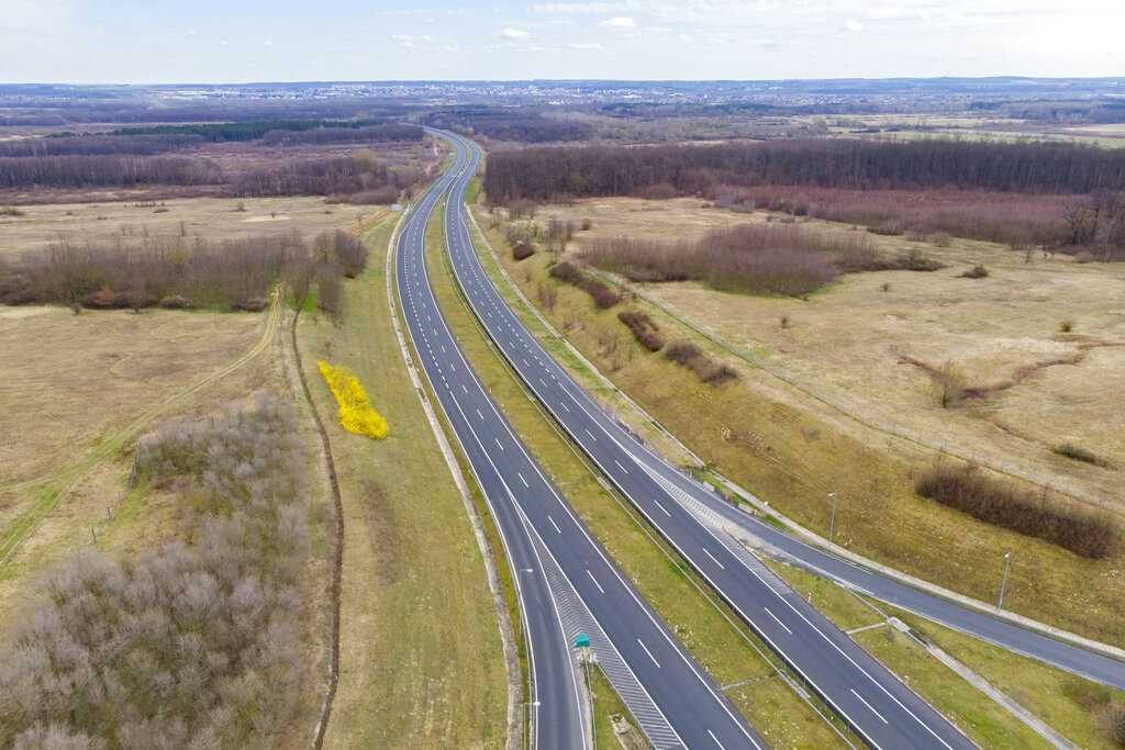 The M7 motorway is nearly empty due to the novel coronavirus not far from the Croatian and the Slovenian borders, near Nagykanizsa, Hungary, Saturday, March 14, 2020. For most people, the new coronavirus causes only mild or moderate symptoms. For some it can cause more severe illness, especially in older adults and people with existing health problems.