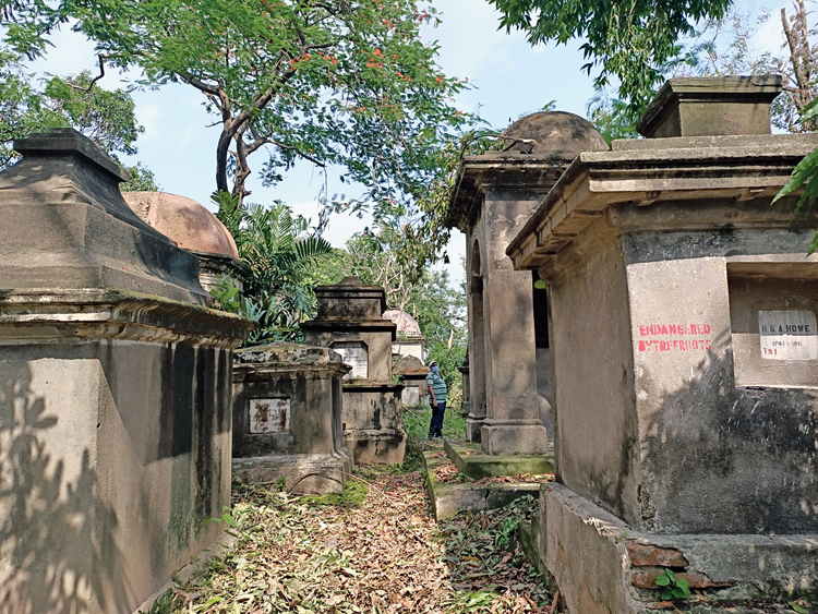 Singh, who has been working as the cemetery’s caretaker for over 20 years, was worried that the storm would damage the heritage site.