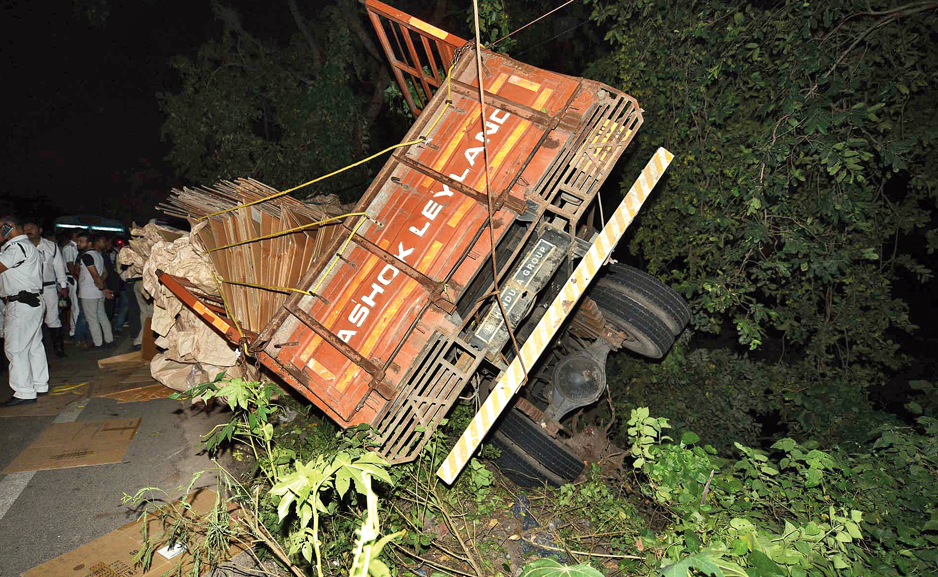 The truck on the Basanti Highway