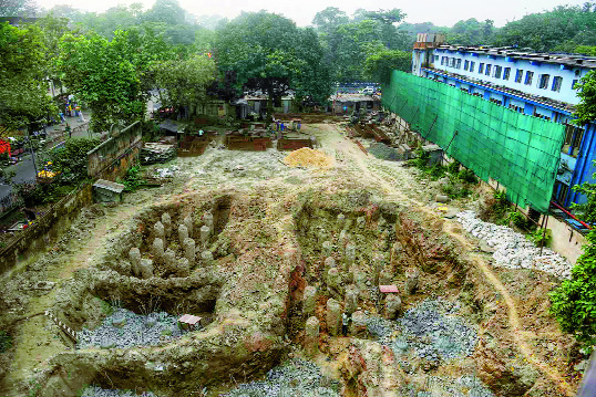 Construction of the government’s film lab under way in Tollygunge