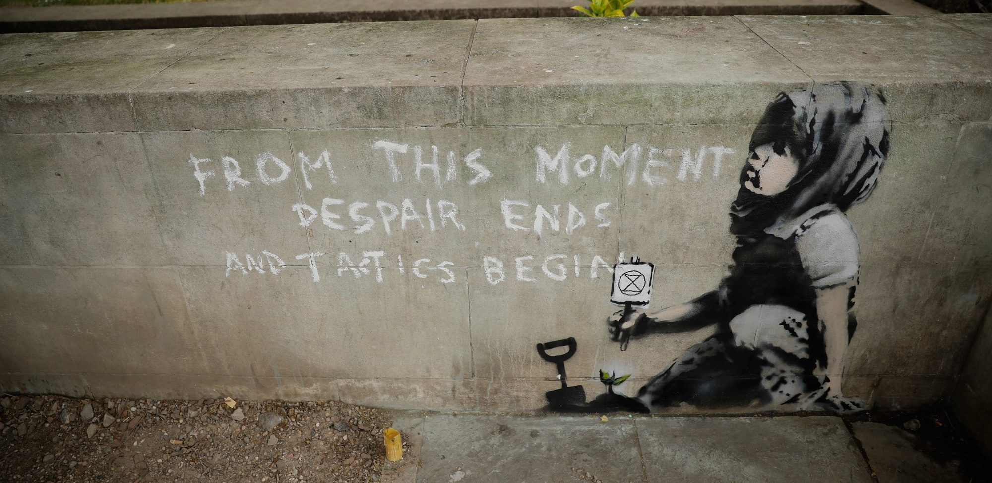 Nickie Aiken | Banksy strikes in London - Telegraph India