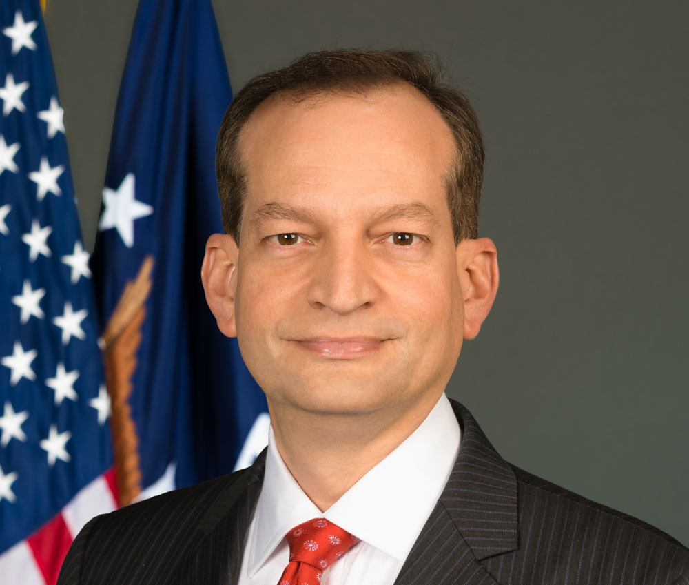 US labour secretary Alexander Acosta