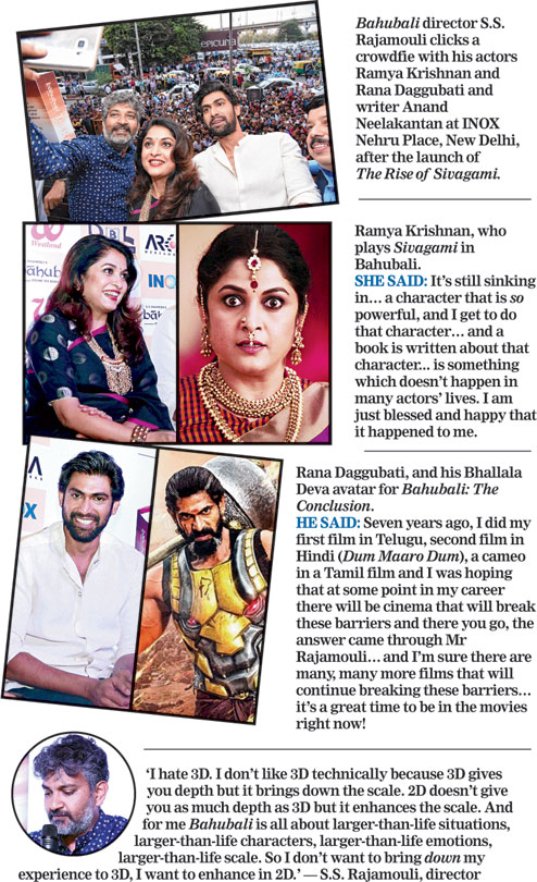 t2 attends a book launch in a movie theatre to learn the Bahubali backstory - Telegraph India t2 attends a book launch in a movie theatre to learn the Bahubali backstory - Telegraph India