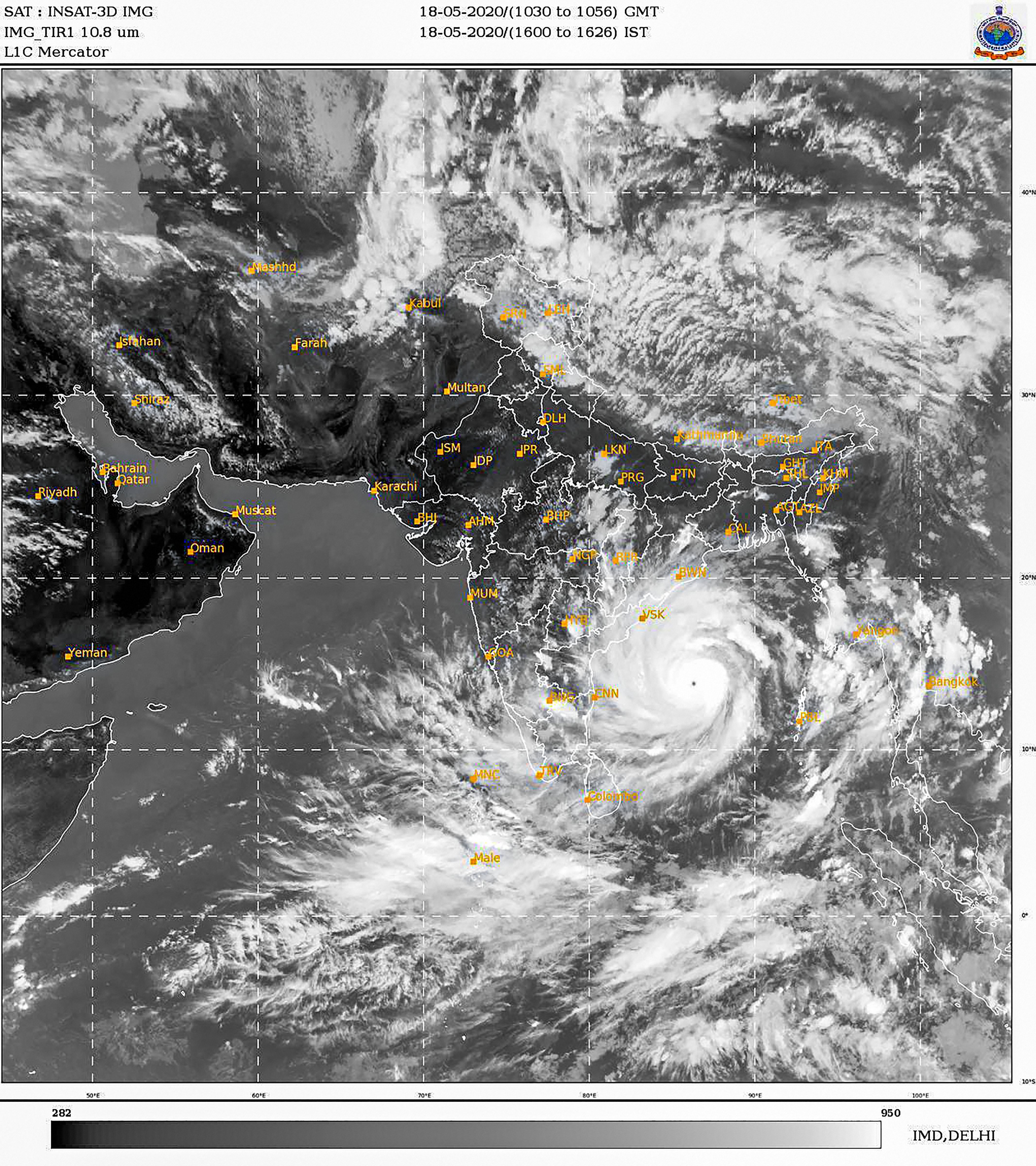 Ministry Of Home Affairs | Cyclone 'Amphan' May Cause Extensive Damage ...