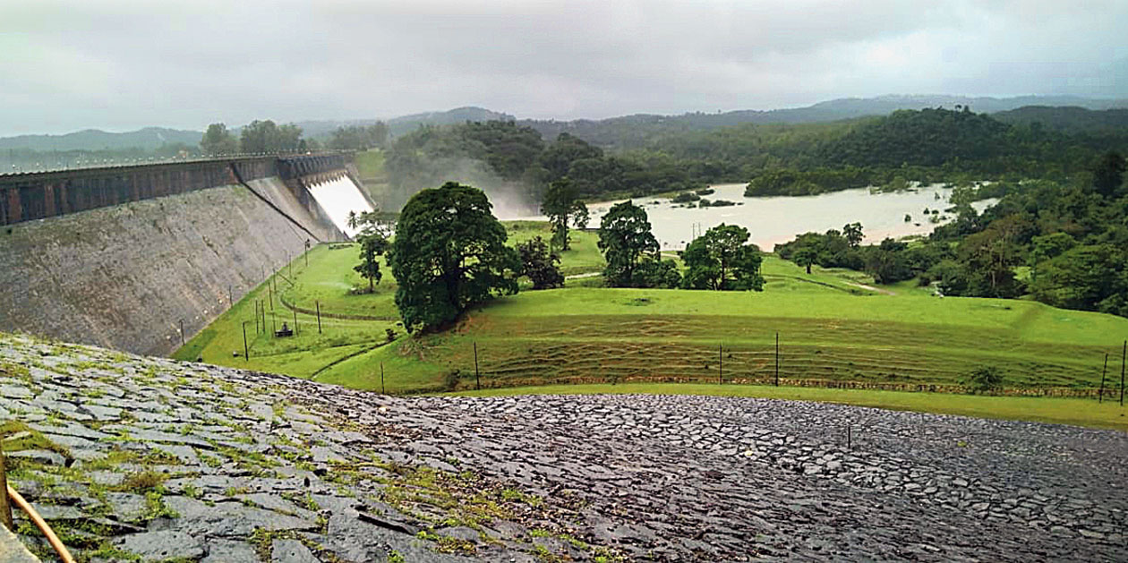 The Linganamakki dam in Shimoga from where the Karnataka government proposes to draw a pipeline to take water to Bangalore. 