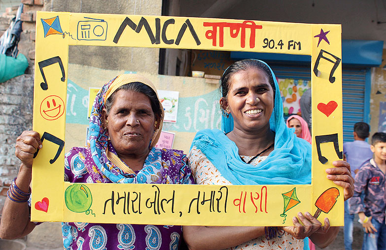 MICAVaani, the community radio station of MICA, organised a mela in Shela and Telav villages near Ahmedabad.