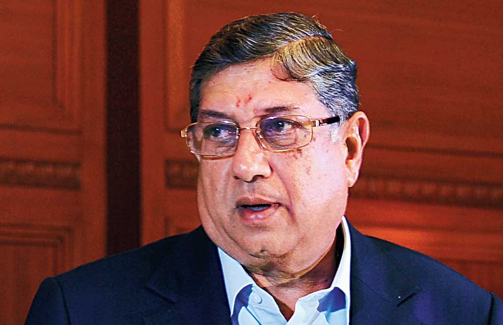 Former BCCI chief N. Srinivasan's (in picture) daughter, Rupa Gurunath, is married to Gurunath Meiyappan, who is serving a life ban for his involvement in the 2013 Indian Premier League spot-fixing scandal