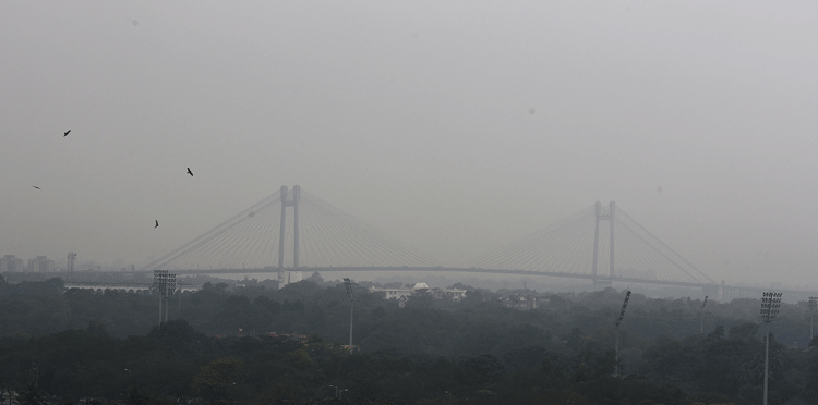 Vidyasagar Setu on Saturday afternoon.