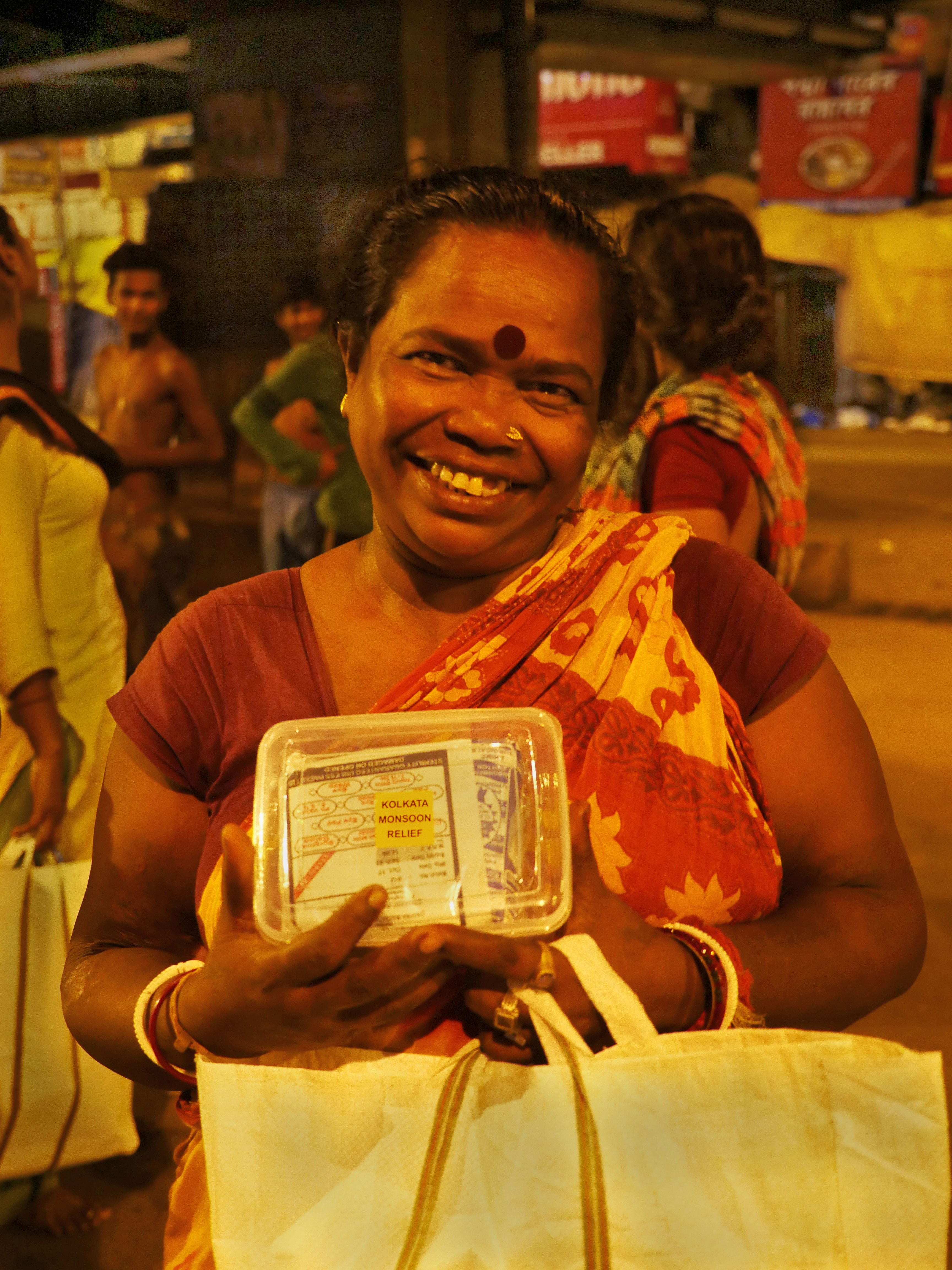 The Kolkata Monsoon Relief kit.