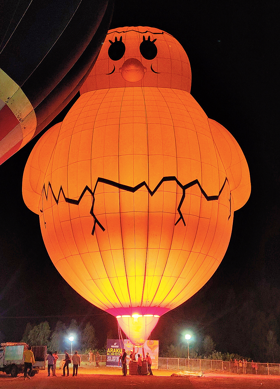 Hatched Egg: Mees Van Dijk from Netherlands flew this balloon.