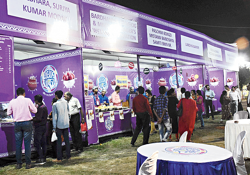 A view of the fair on Tuesday.
